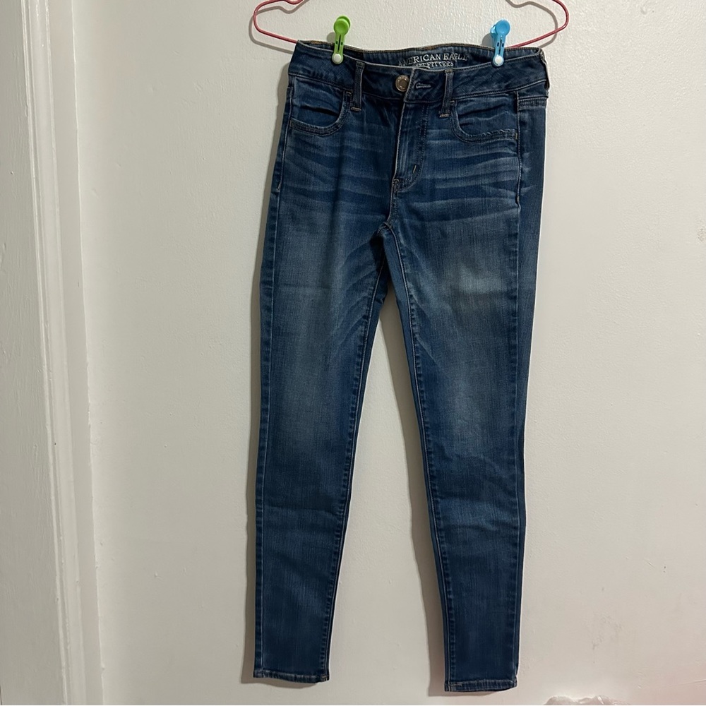 American eagle super stretchy jeggings jeans size 4